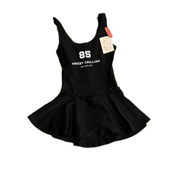 Sweet Chilling Lace Patchwork Logo Dress - Picture 3 of 5